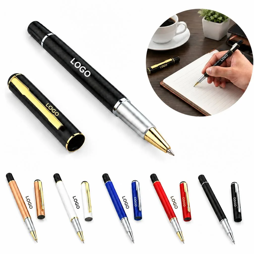 Smooth Metal Rollerball Pen with Twist Mechanism