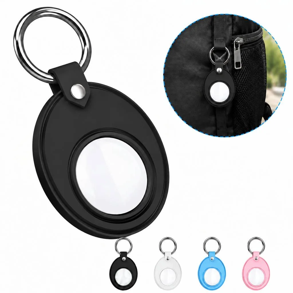 Waterproof Soft Silicone Coin Holder Keyring 2
