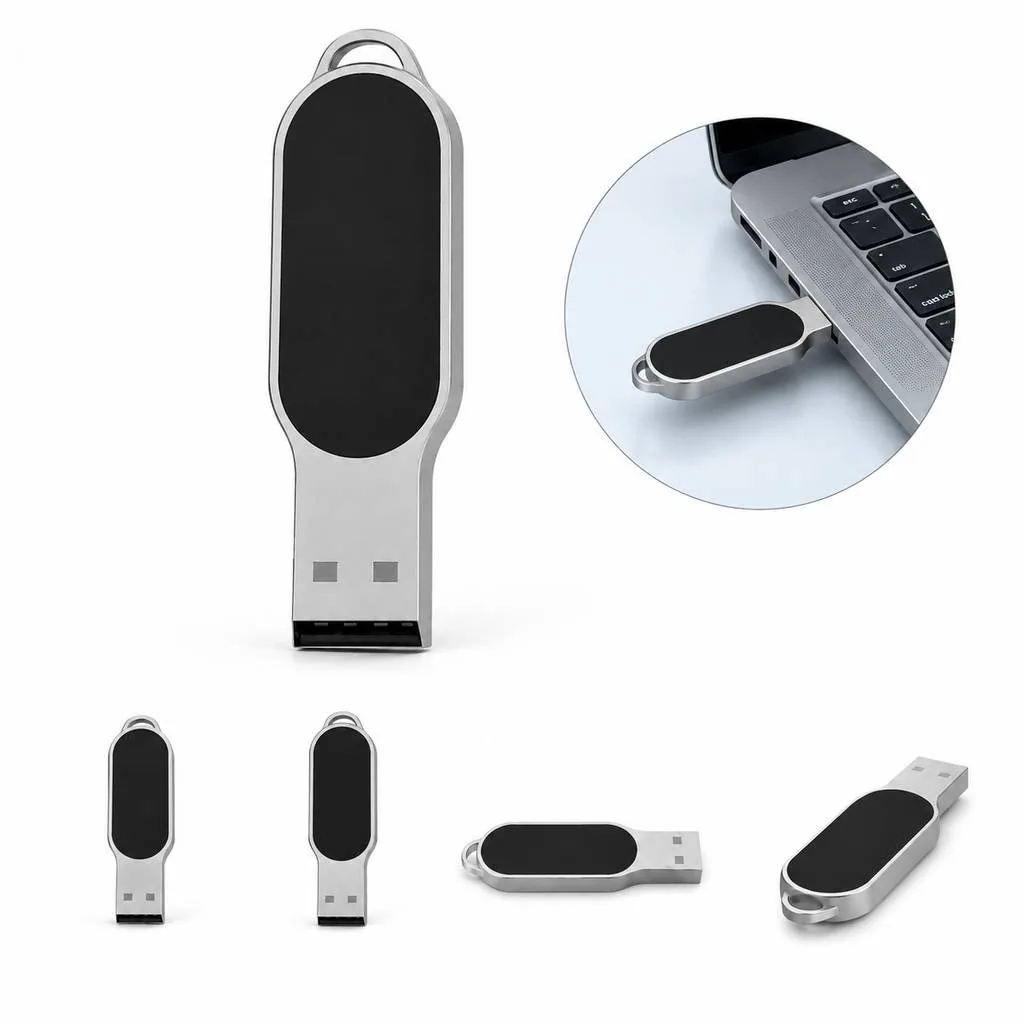 LED Indicator Metal High-Speed USB Flash Drive 2