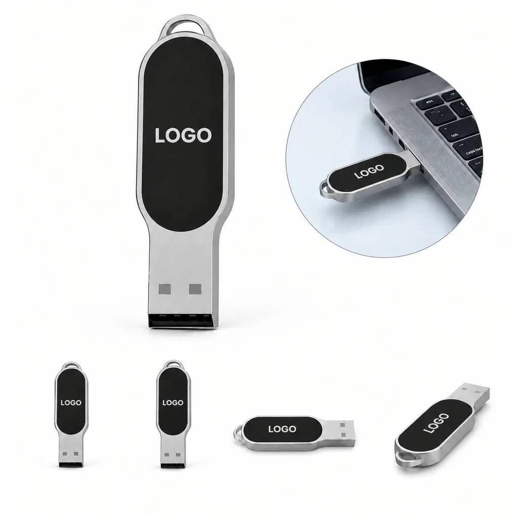 LED Indicator Metal High-Speed USB Flash Drive