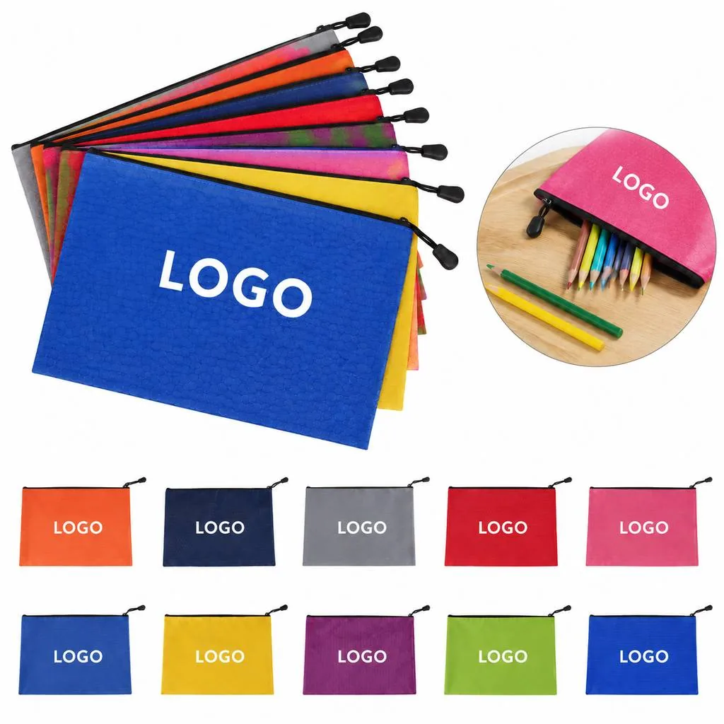 A5 Oxford Document File Bag with Football Print