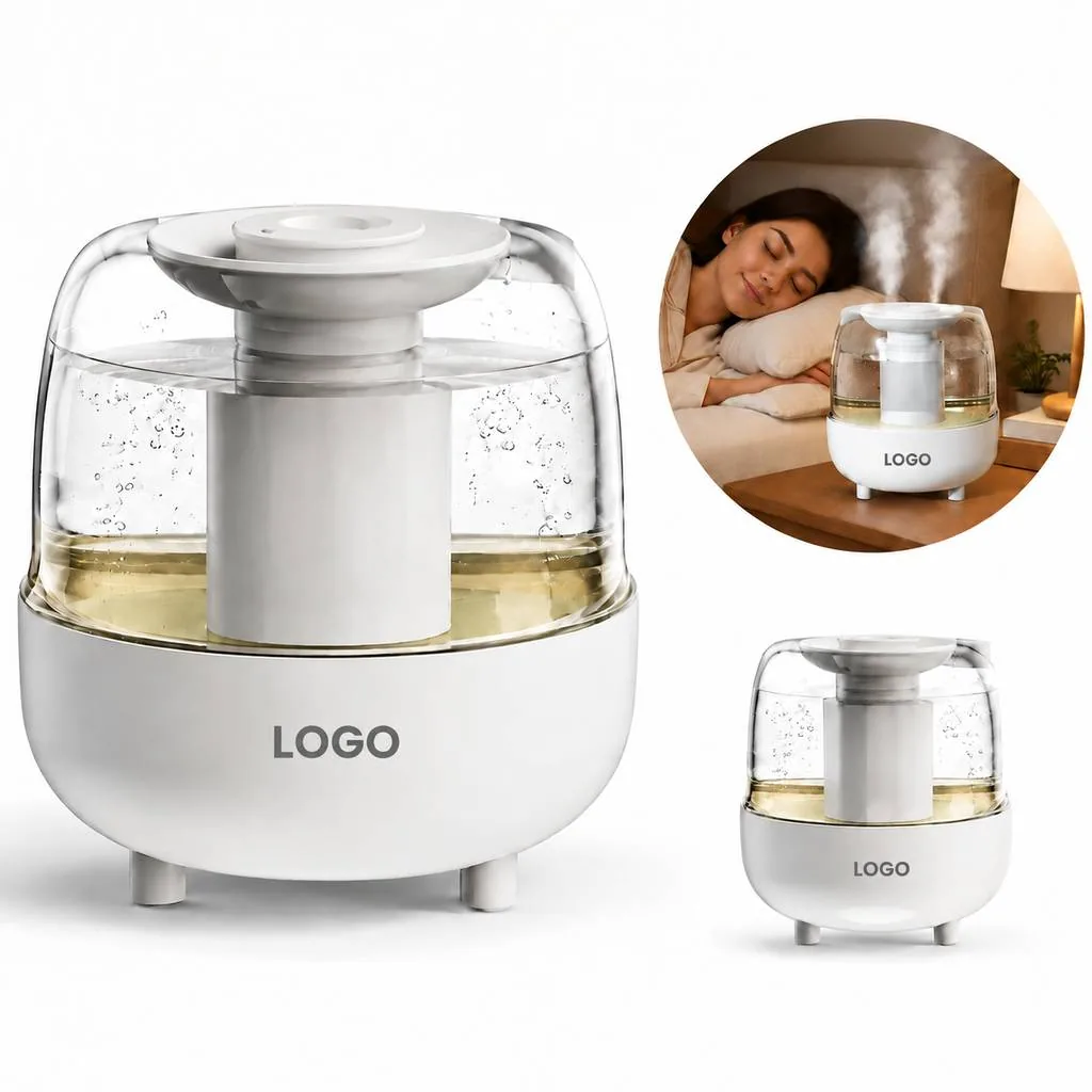 Cool Mist Humidifier with Dual Outlets and Adjustable Mist