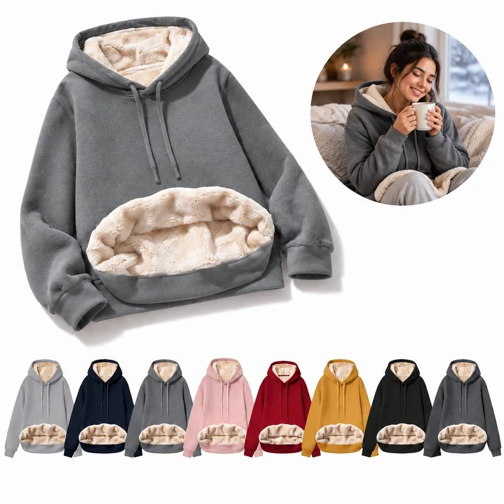 Drawstring Hooded Jacket with Relaxed Fit and Pockets 2