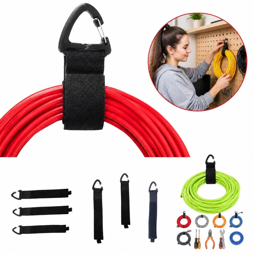Cord Organizer Clips for Tidy Cable Management 2