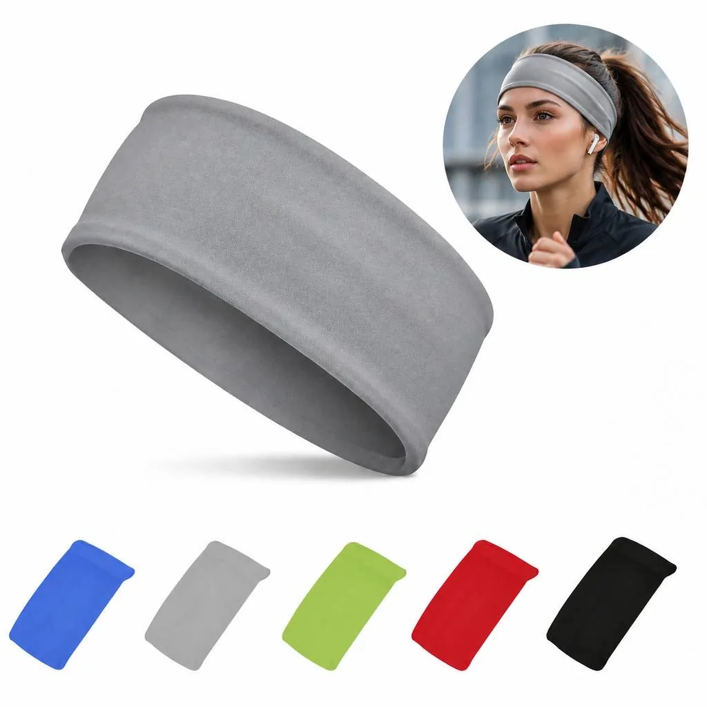 Lightweight Breathable Athletic Sweat Headband for Workouts 2