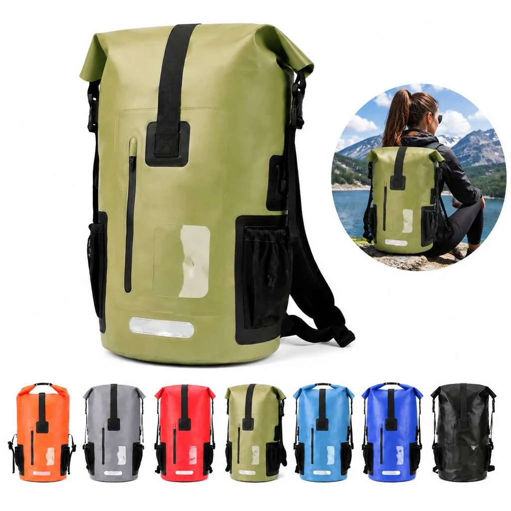 Water-Resistant Mesh Hiking Daypack for Outdoor Travel 2