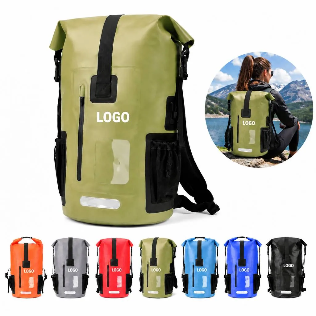 Water-Resistant Mesh Hiking Daypack for Outdoor Travel