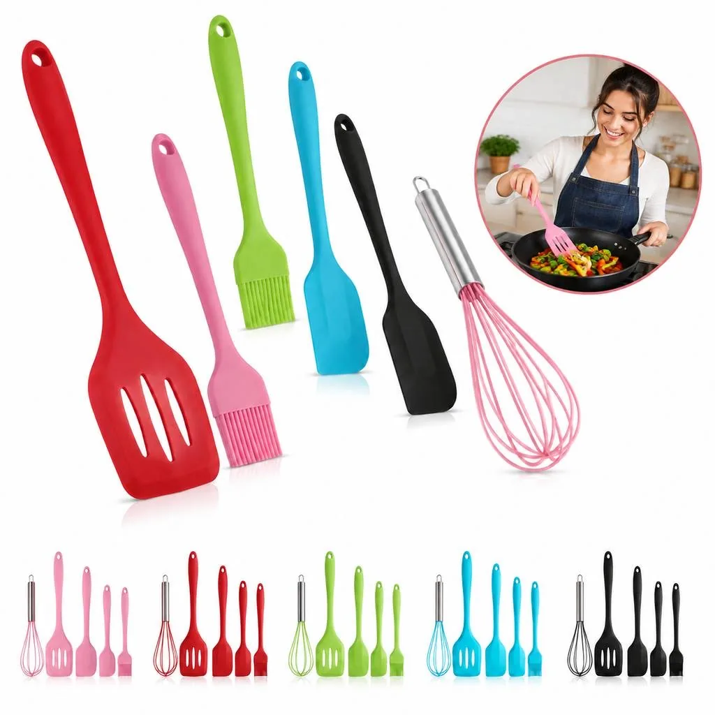 Heat-Resistant Silicone Kitchen Utensil Set 2