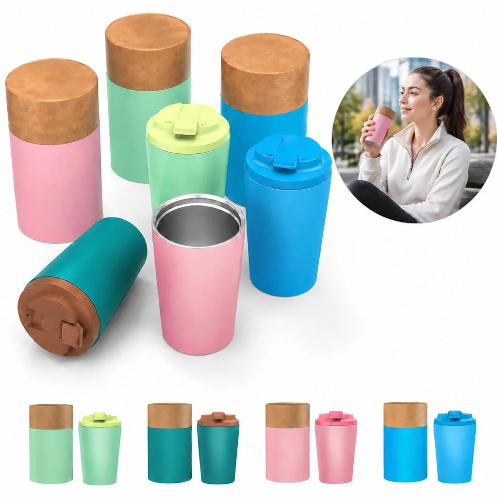 Insulated Travel Mug with Leak-Resistant Lid 2