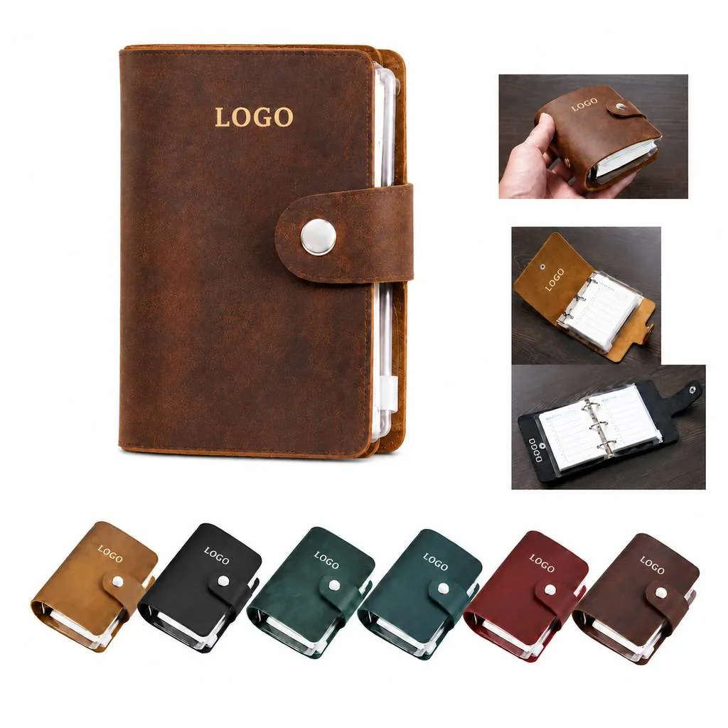 Genuine Cowhide Refillable Journal Notepad for Daily Use