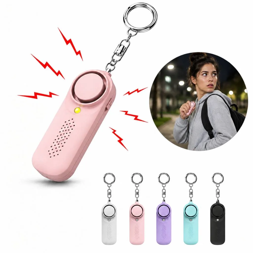 Portable Personal Safety Alarm with Built-in Battery 2