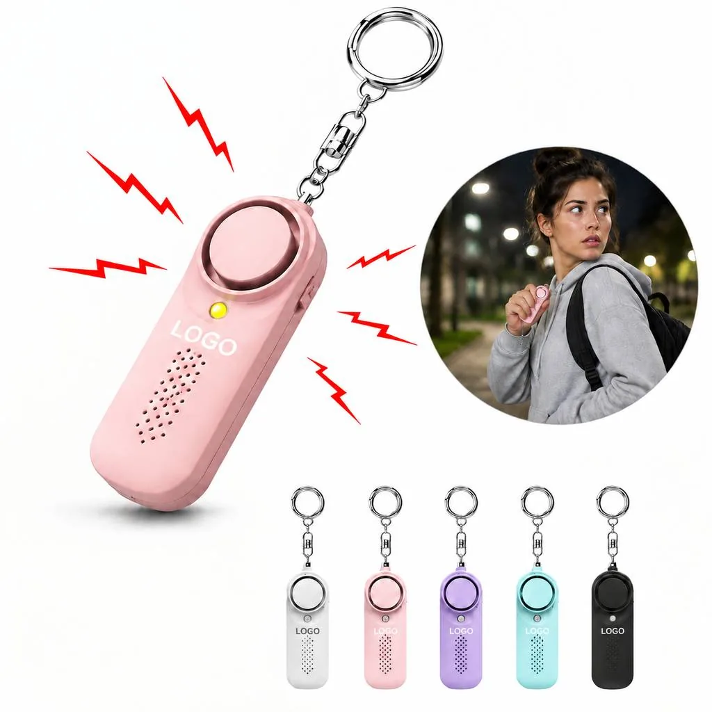 Portable Personal Safety Alarm with Built-in Battery
