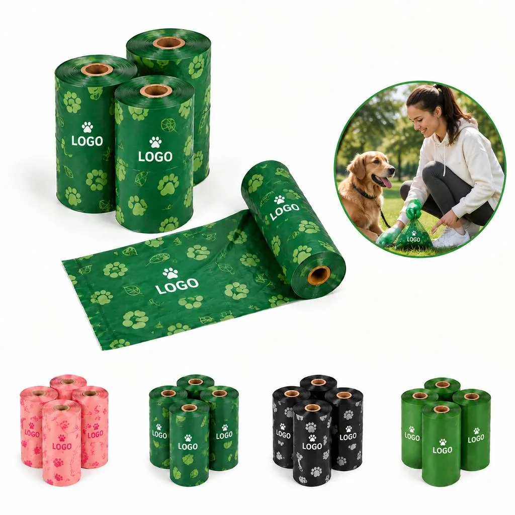 Eco-Friendly Plant-Based Dog Waste Bags
