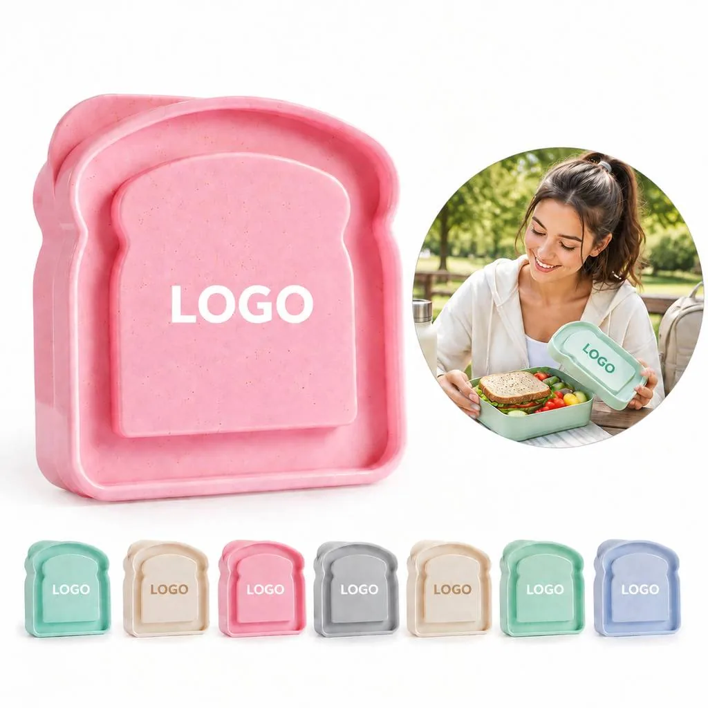 Portable Eco-Friendly Sandwich Lunch Box for Meals