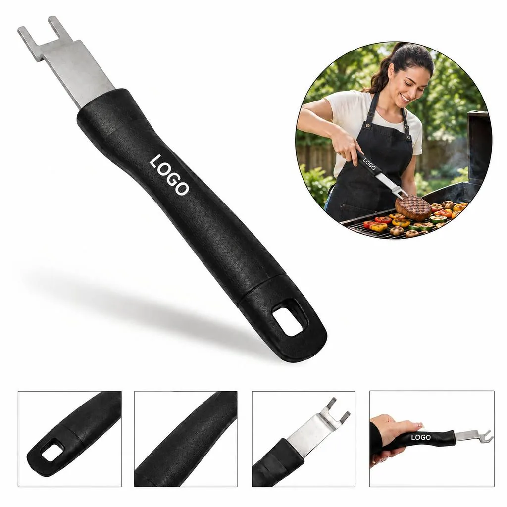 Heat-Resistant Stainless Steel Grill Fork for Outdoor