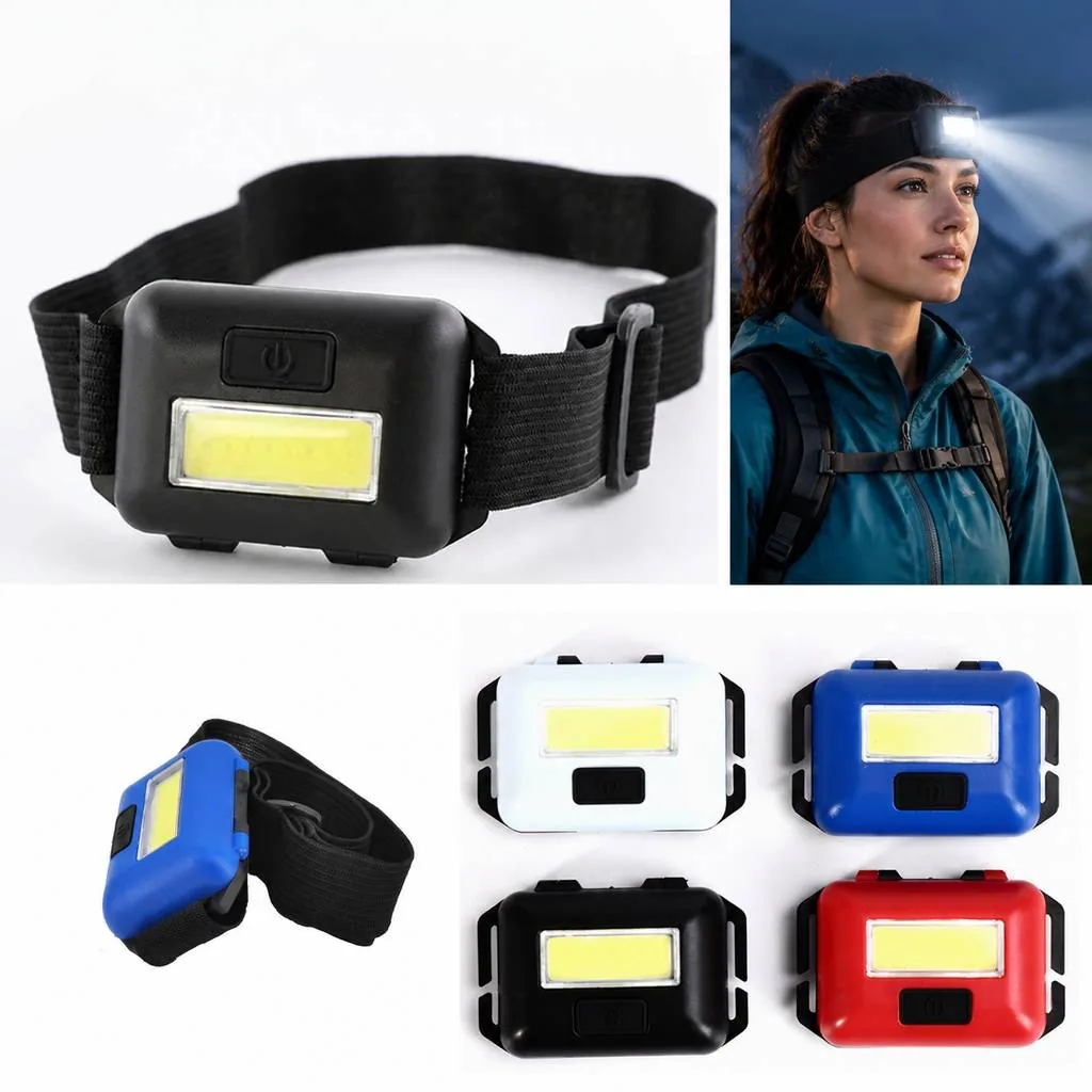 Hands-Free Water-Resistant LED Headlamp for Camping 2