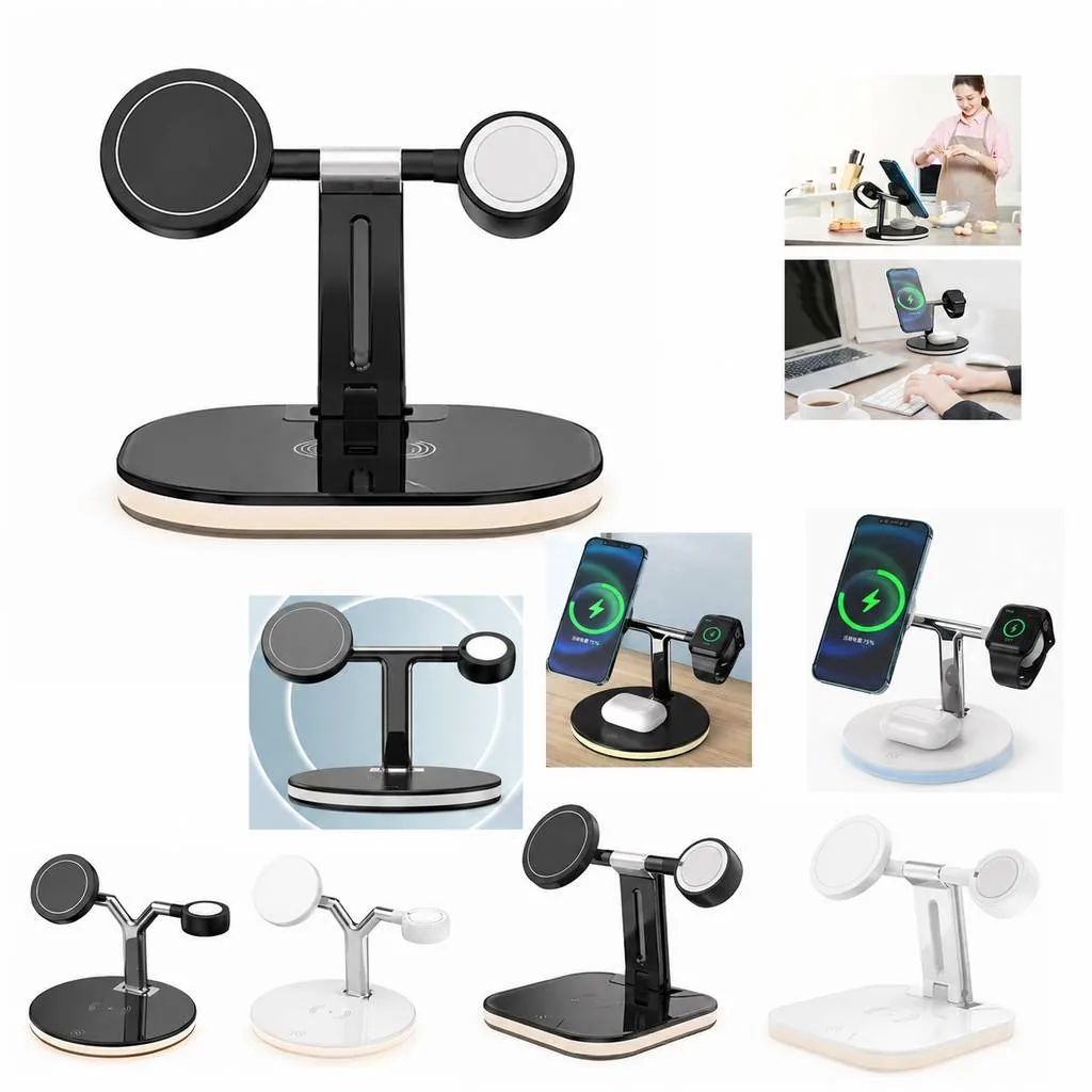 Foldable 3-in-1 Magnetic Wireless Charging Station 2