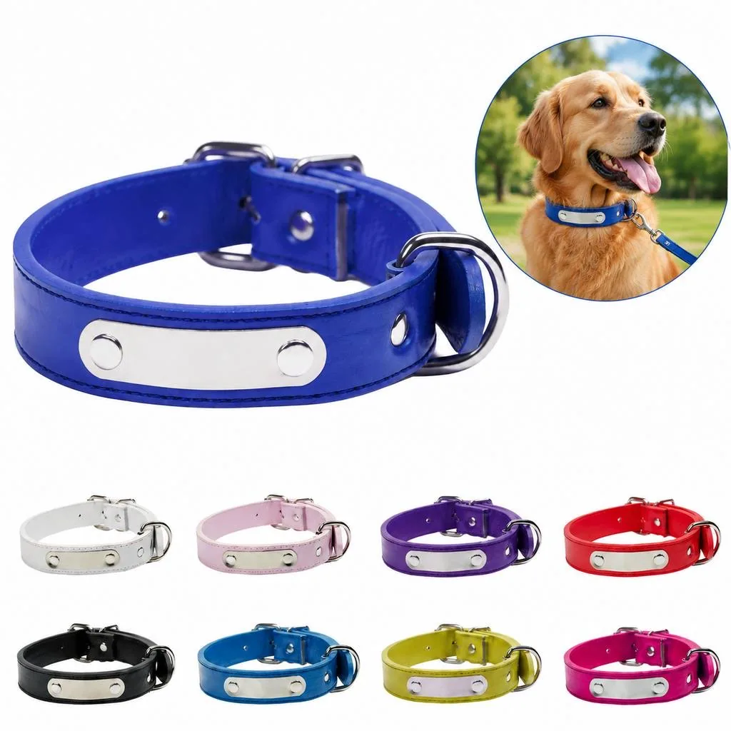 Soft Cushion Dog Collar with Adjustable Buckle 2