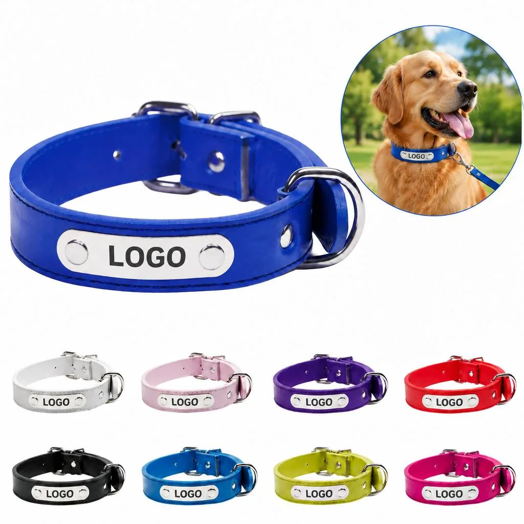 Soft Cushion Dog Collar with Adjustable Buckle