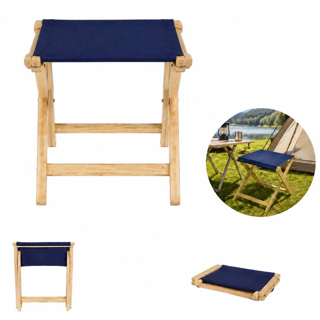 Solid Wood Stool for Living Room Bedroom Entryway 2