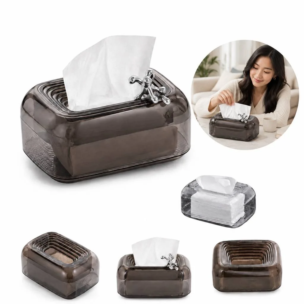 Clear Acrylic Tissue Storage Box 2