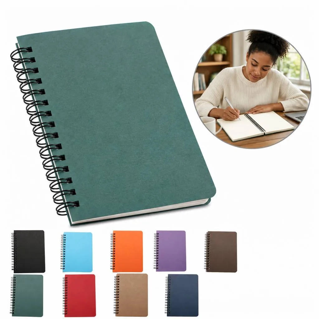 A6 Kraft Cover Notebook for Daily Notes and Journaling 2