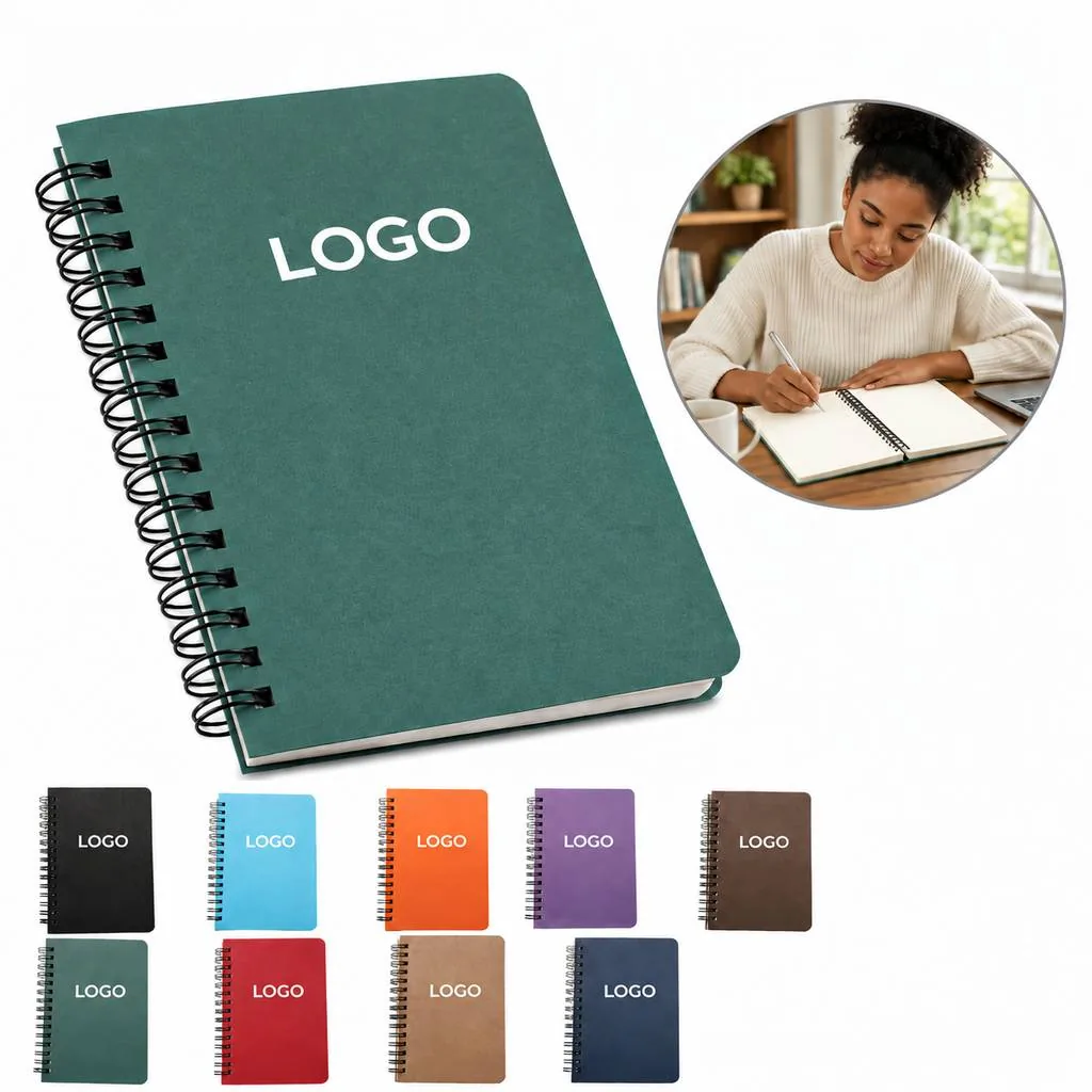 A6 Kraft Cover Notebook for Daily Notes and Journaling