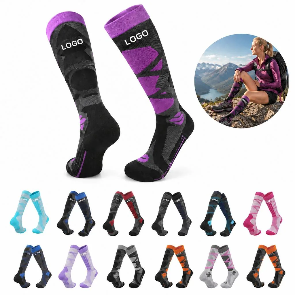 Warm Fleece-Lined Wool Socks for Cold Weather