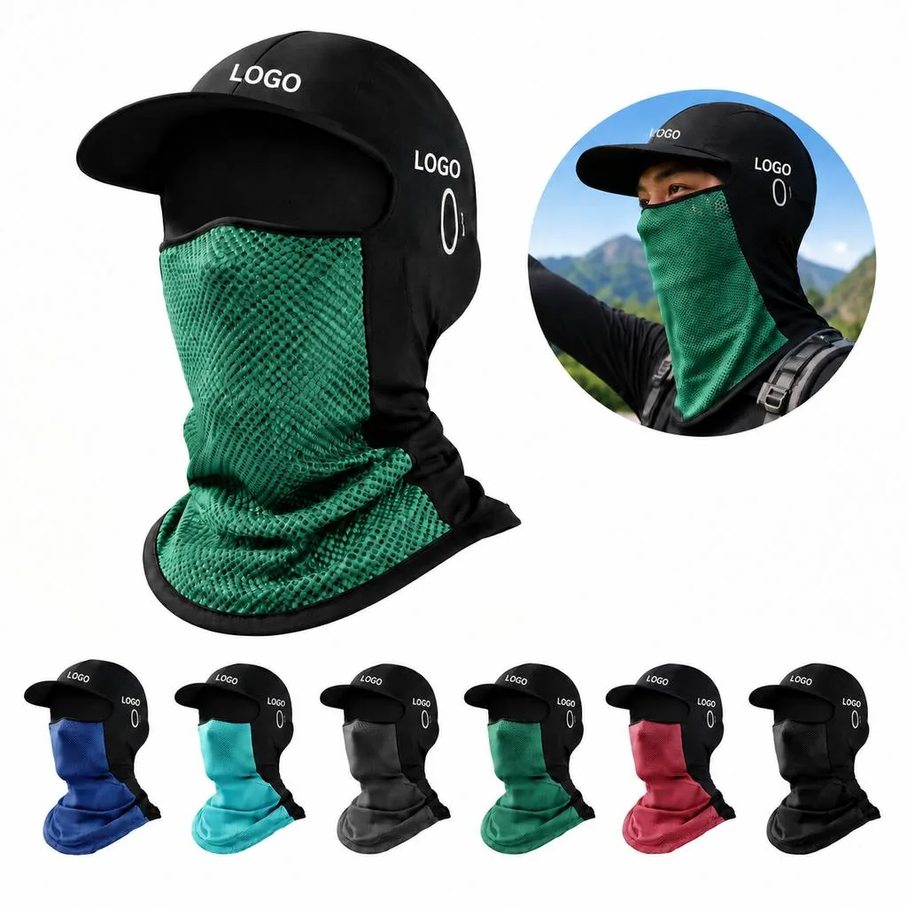 Breathable Ice Silk Sun Hat with Wide Brim for Outdoor Use