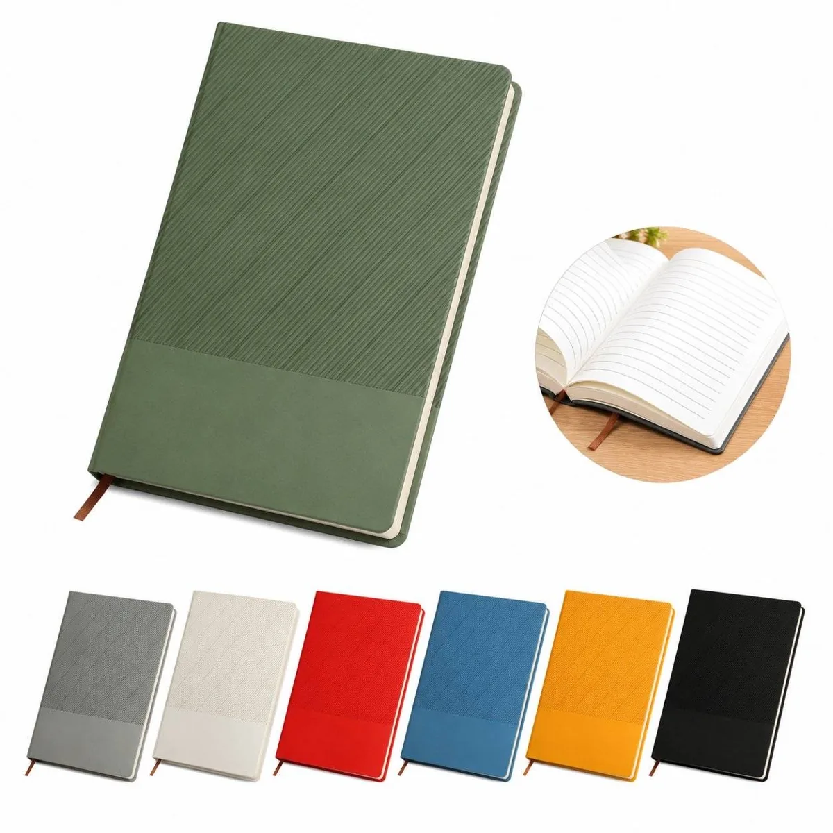 A5 Hardcover Notebook with Elastic Closure for Planning 2