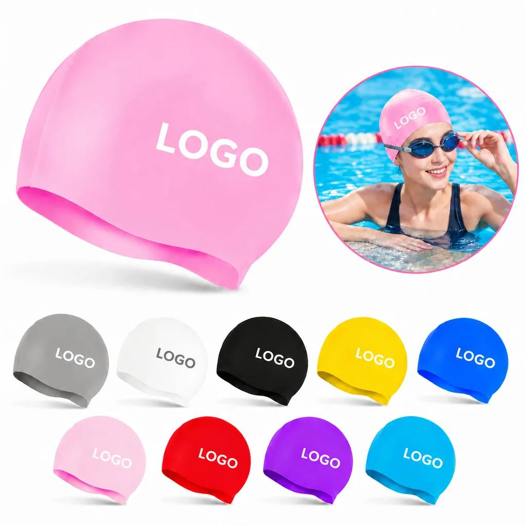 Personalized Silicone Swimming Cap for Custom Fit