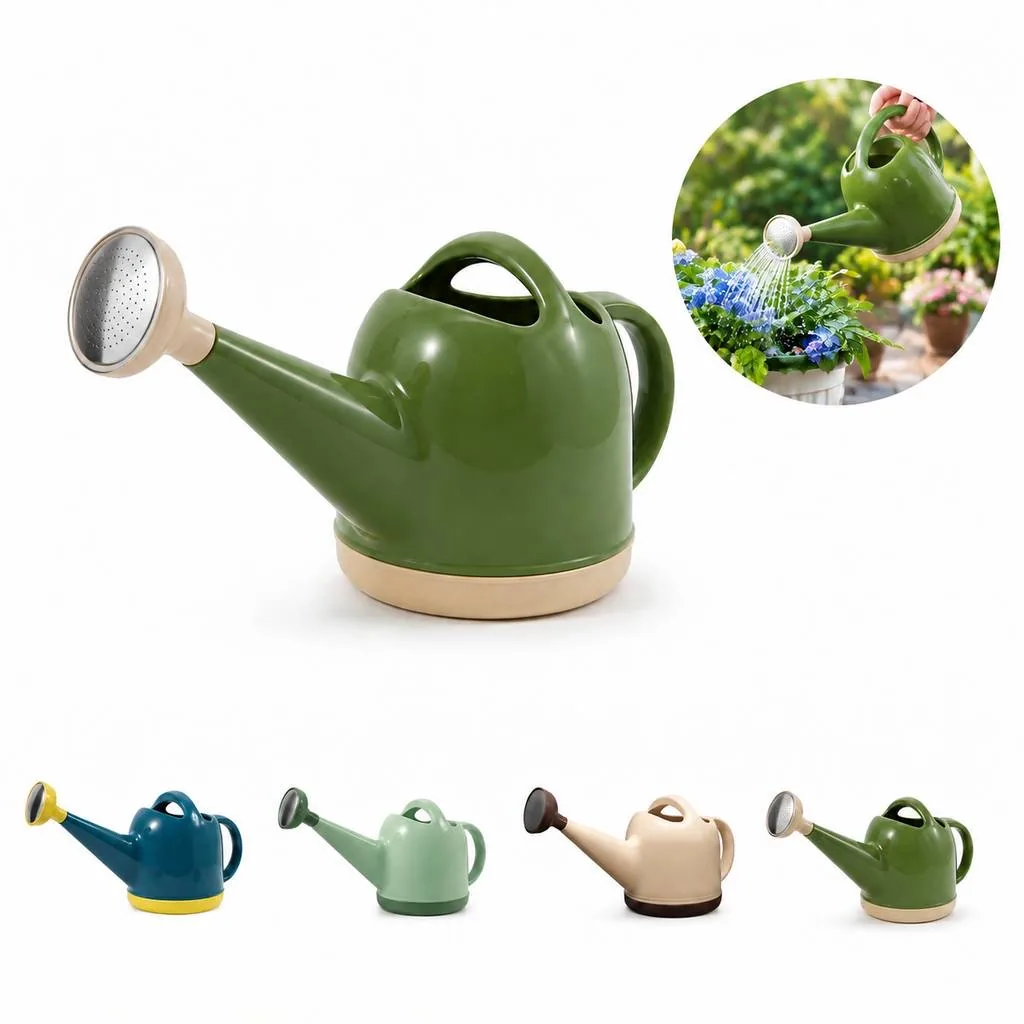 Rust-Resistant Plastic Watering Can for Indoor Outdoor 2