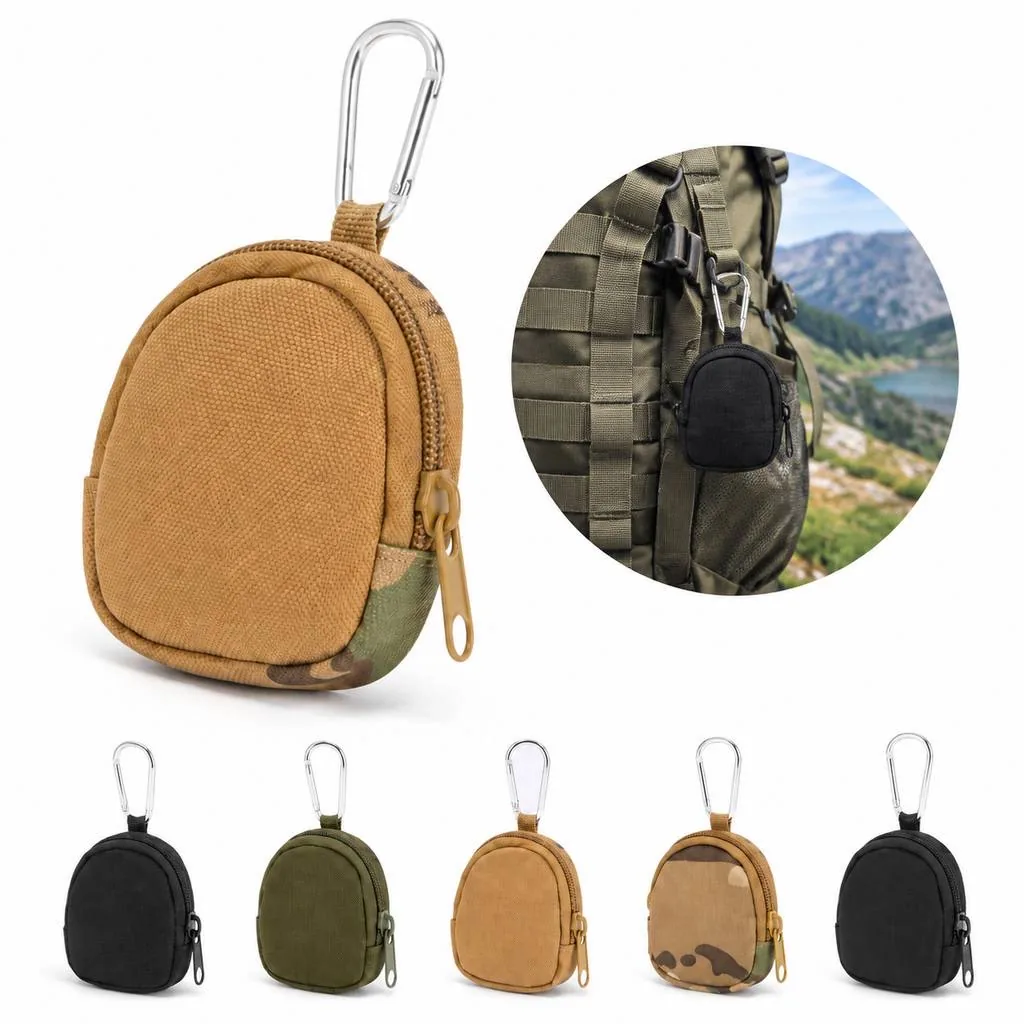 Compact Round Tactical Waist Bag for Outdoor Travel 2
