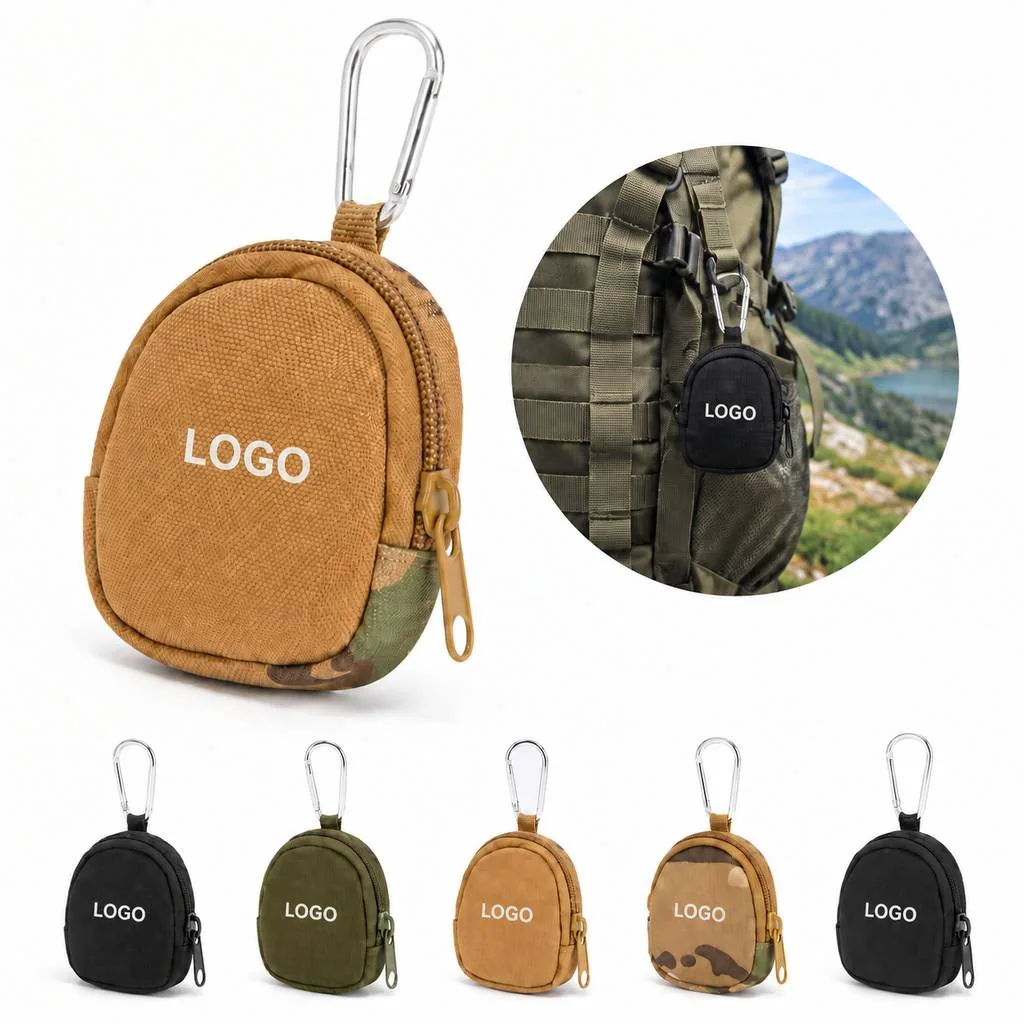 Compact Round Tactical Waist Bag for Outdoor Travel