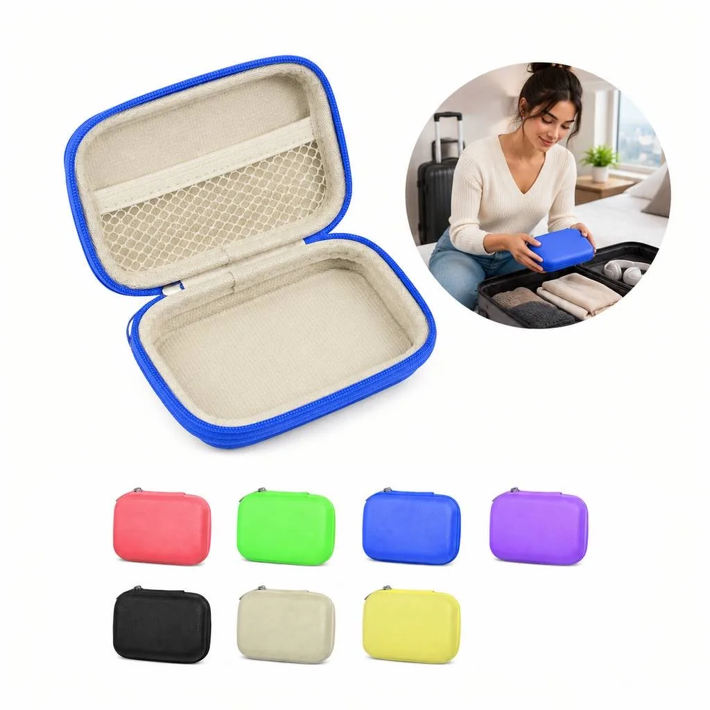 Scratch-Resistant Polished Travel Storage Box with Padded 2