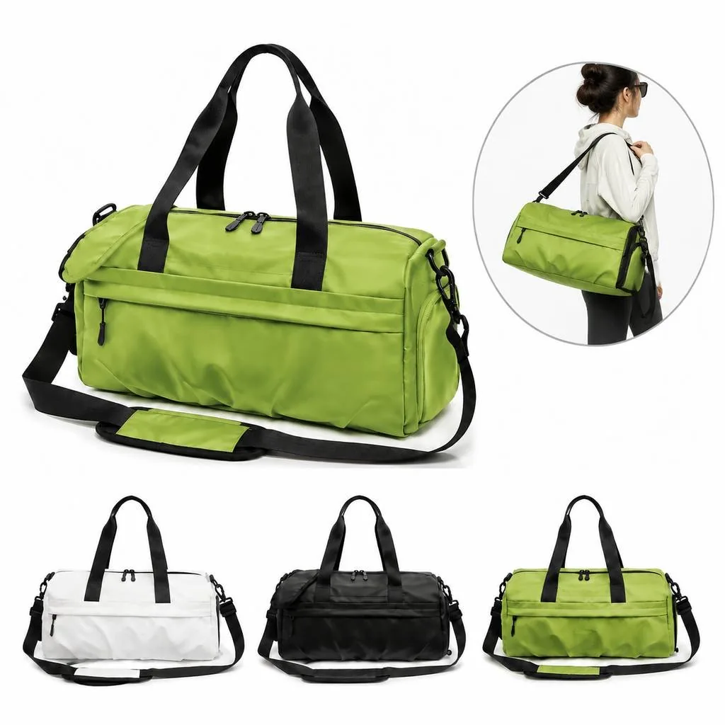 Water-Resistant Oxford Duffel for Travel and Gym 2