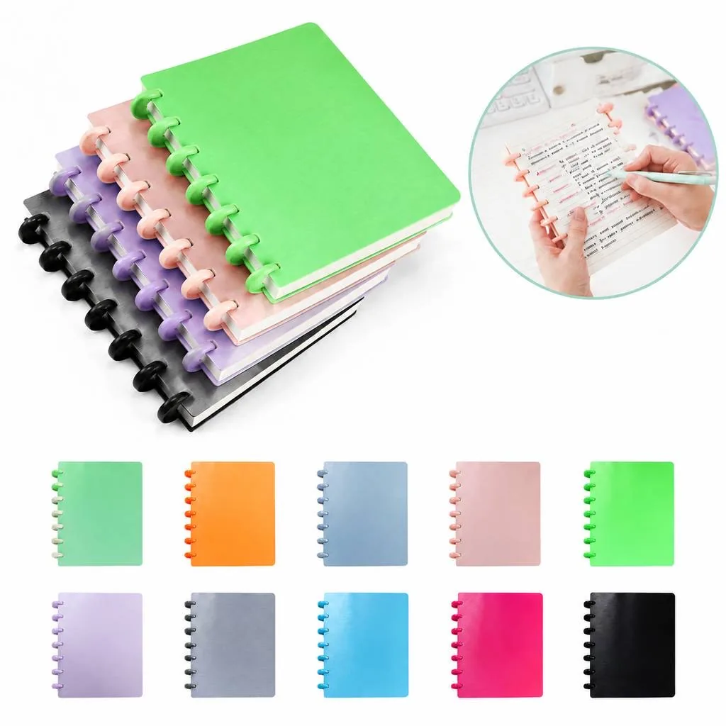 Spiral Bound PP Coil Notebook with Macaron Cover 2