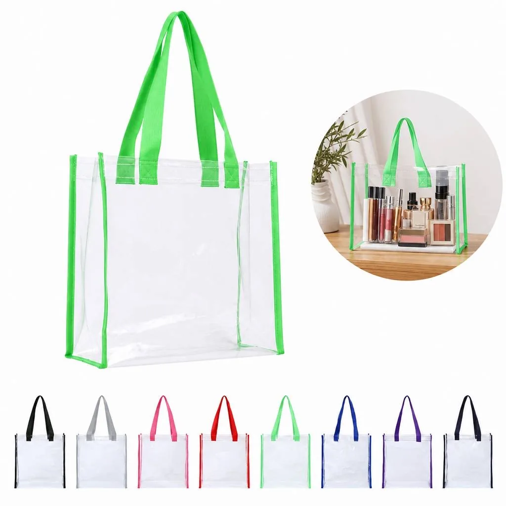 Transparent PVC Carryall Tote for Daily Use 2