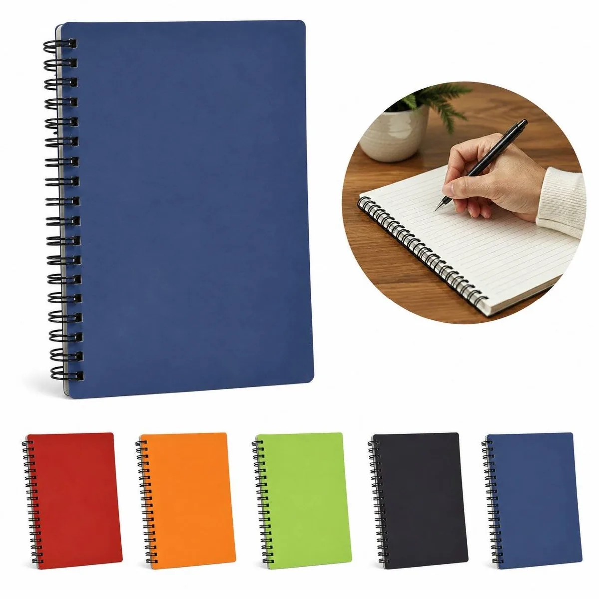 Water-Resistant Spiral Bound Notebook for Note-Taking 2