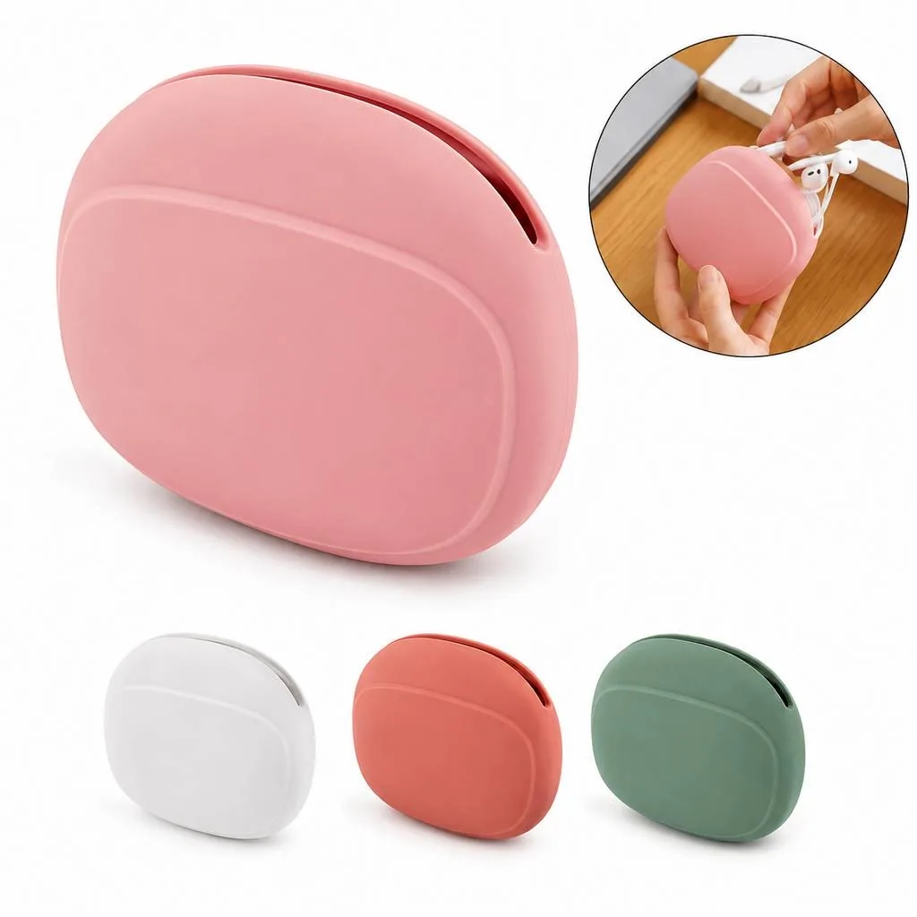 Silicone Pouch for Earphone and Cable Organization 2
