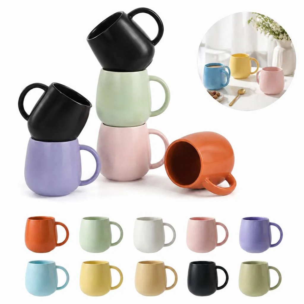 Matte Ceramic Coffee Cup for Daily Use 2