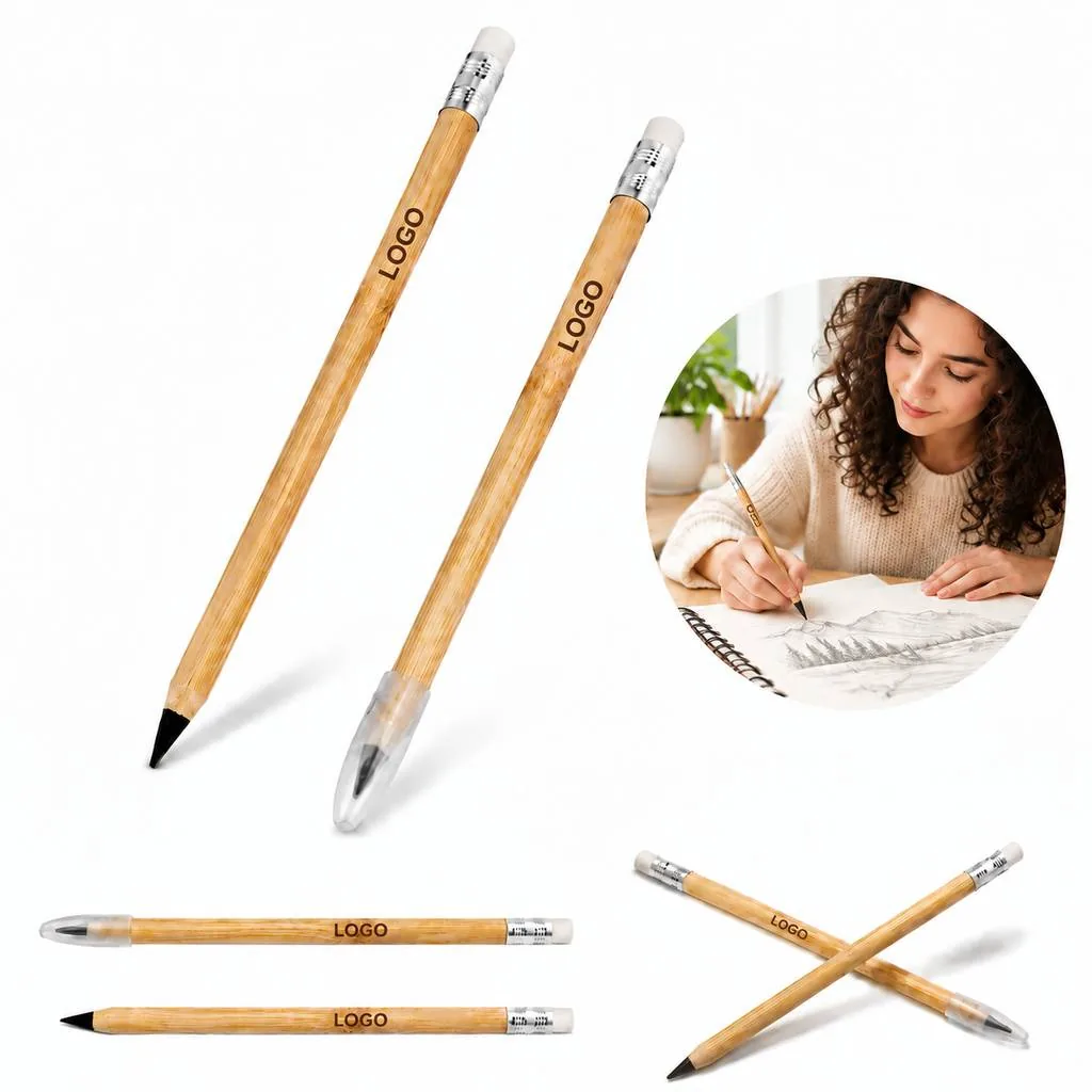 Eco-Friendly Bamboo Pencil for Writing and Sketching