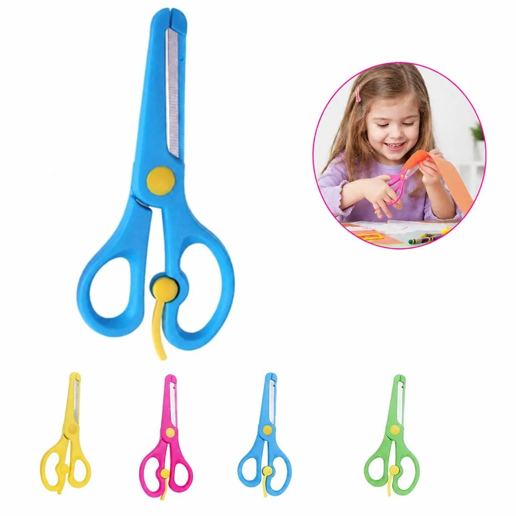 Child-Safe Stainless Steel Scissors with Rounded Tips 2