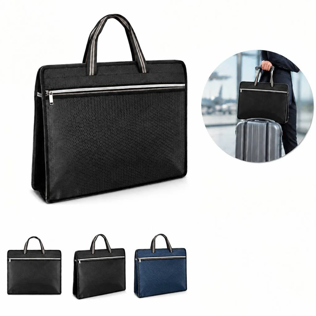 A4 Water-Repellent Zippered Document File Bag 2
