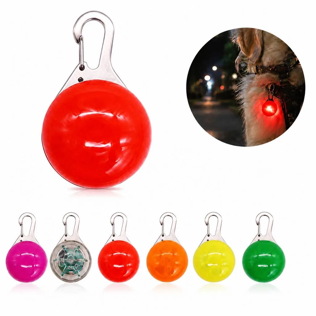 LED Pet Collar Pendant with Bright Night Safety Light 2