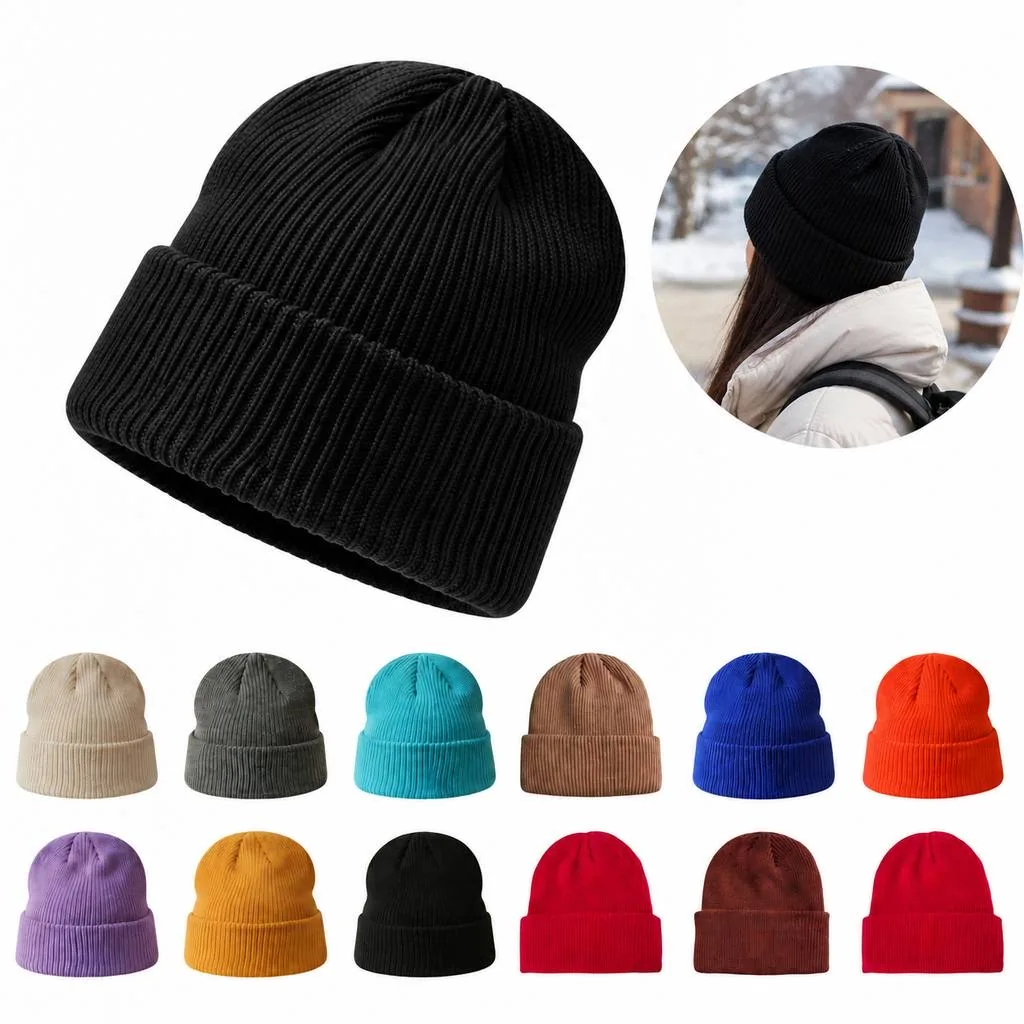 Women's Soft Wool Blend Knit Hat for Cold Weather 2
