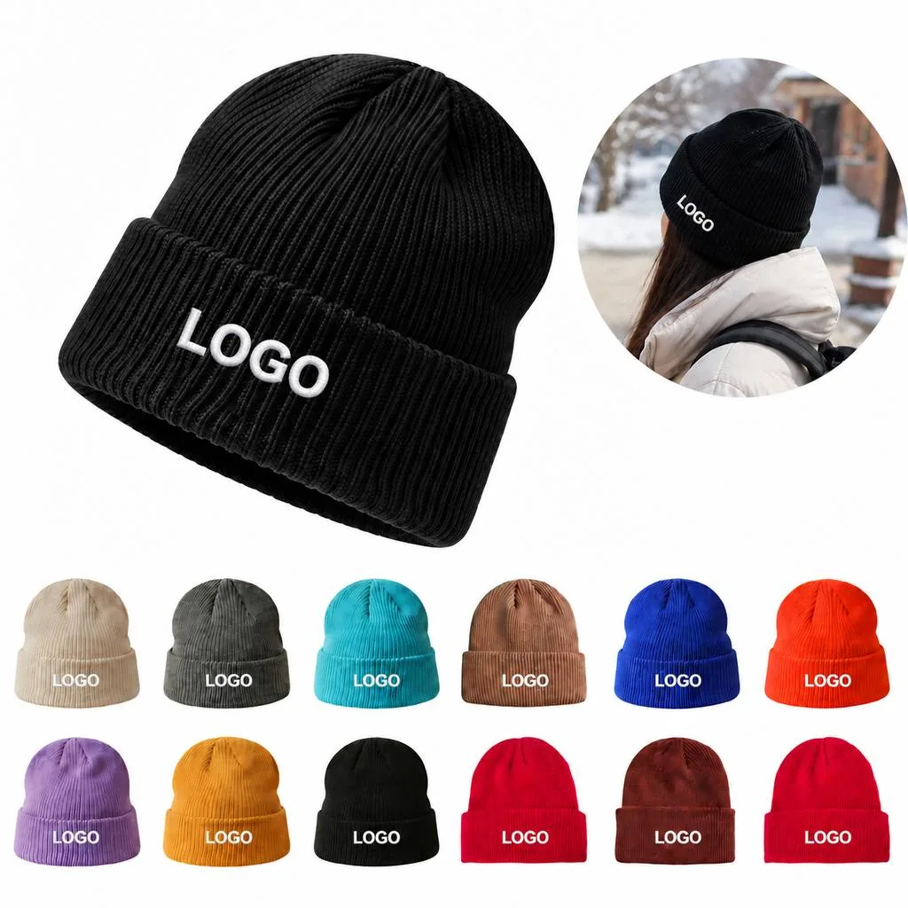 Women's Soft Wool Blend Knit Hat for Cold Weather