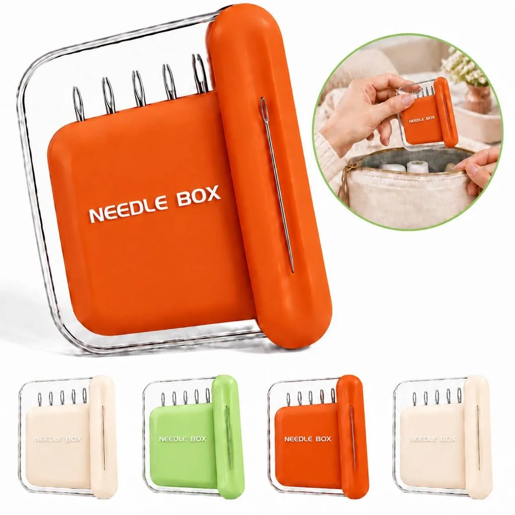 Magnetic Needle Storage Box with Secure Lid 2