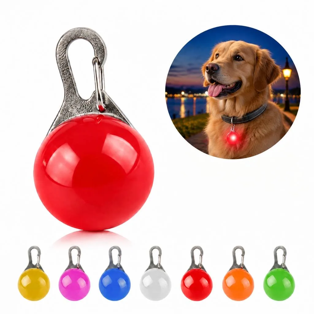 LED Safety Pendant for Pets with Bright Glow 2