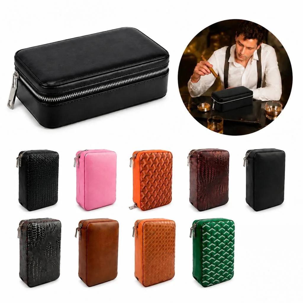 Aromatic Cedar Cigar Case Holds 5 2